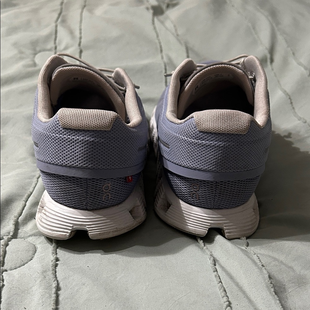 On Running Women’s Purple and White Athletic Shoes - Picture 4 of 4